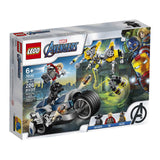 LEGO® Marvel Avengers Speeder Bike Attack Building Set 76142 - Radar Toys