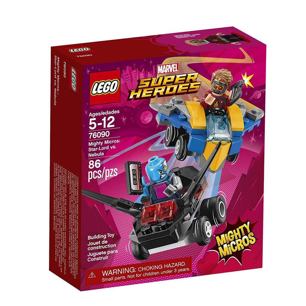 LEGO® Marvel Super Heroes Mighty Micros Star-Lord Vs Nebula Building Set 76090