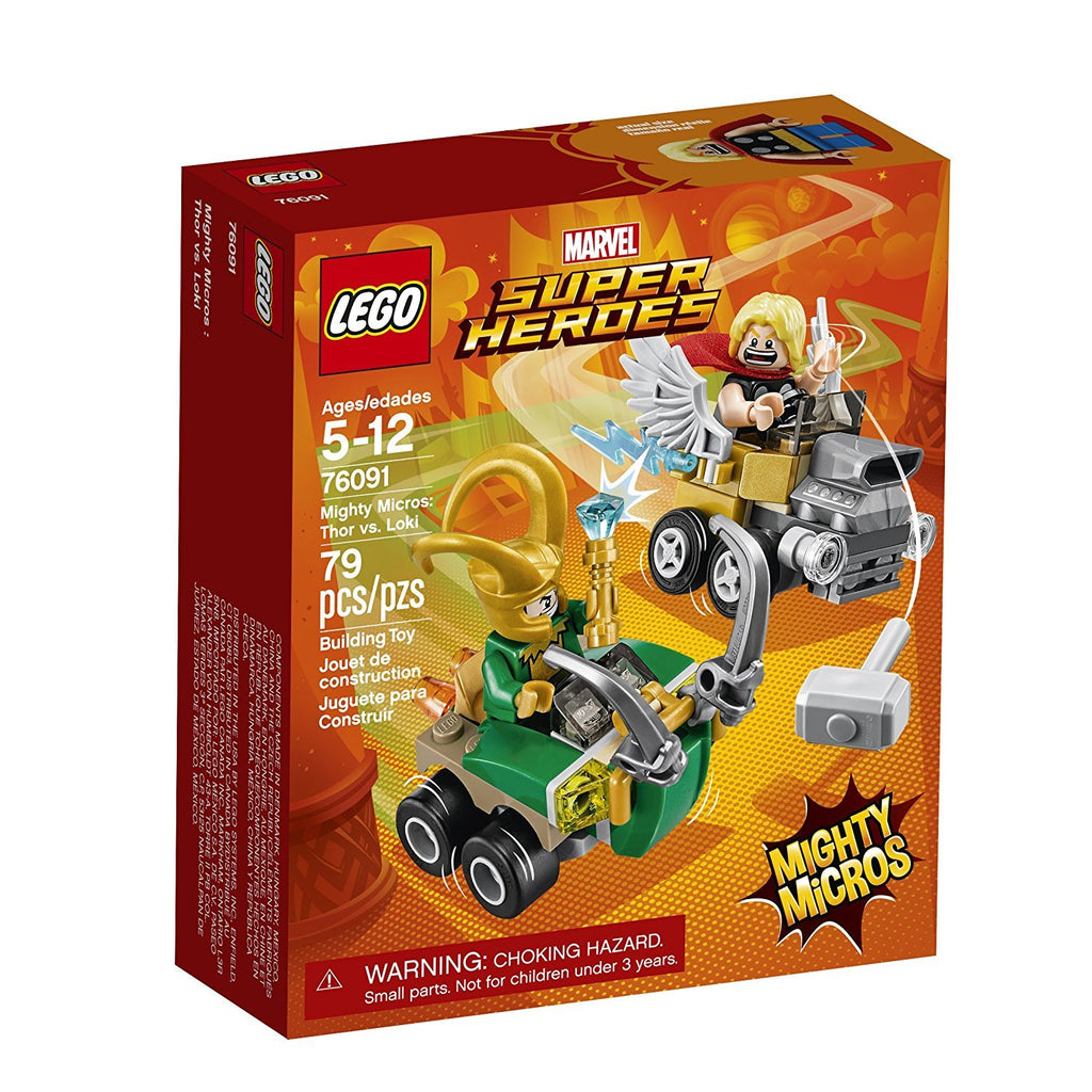 LEGO® Marvel Super Heroes Mighty Micros Thor Vs Loki Building Set 76091