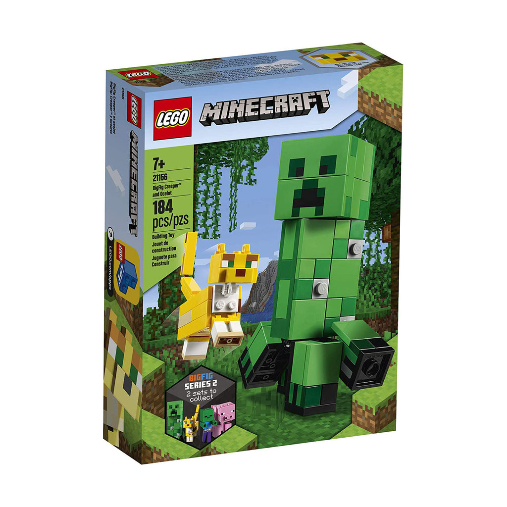 LEGO® Minecraft BigFig Creeper And Ocelot Building Set 21156 - Radar Toys
