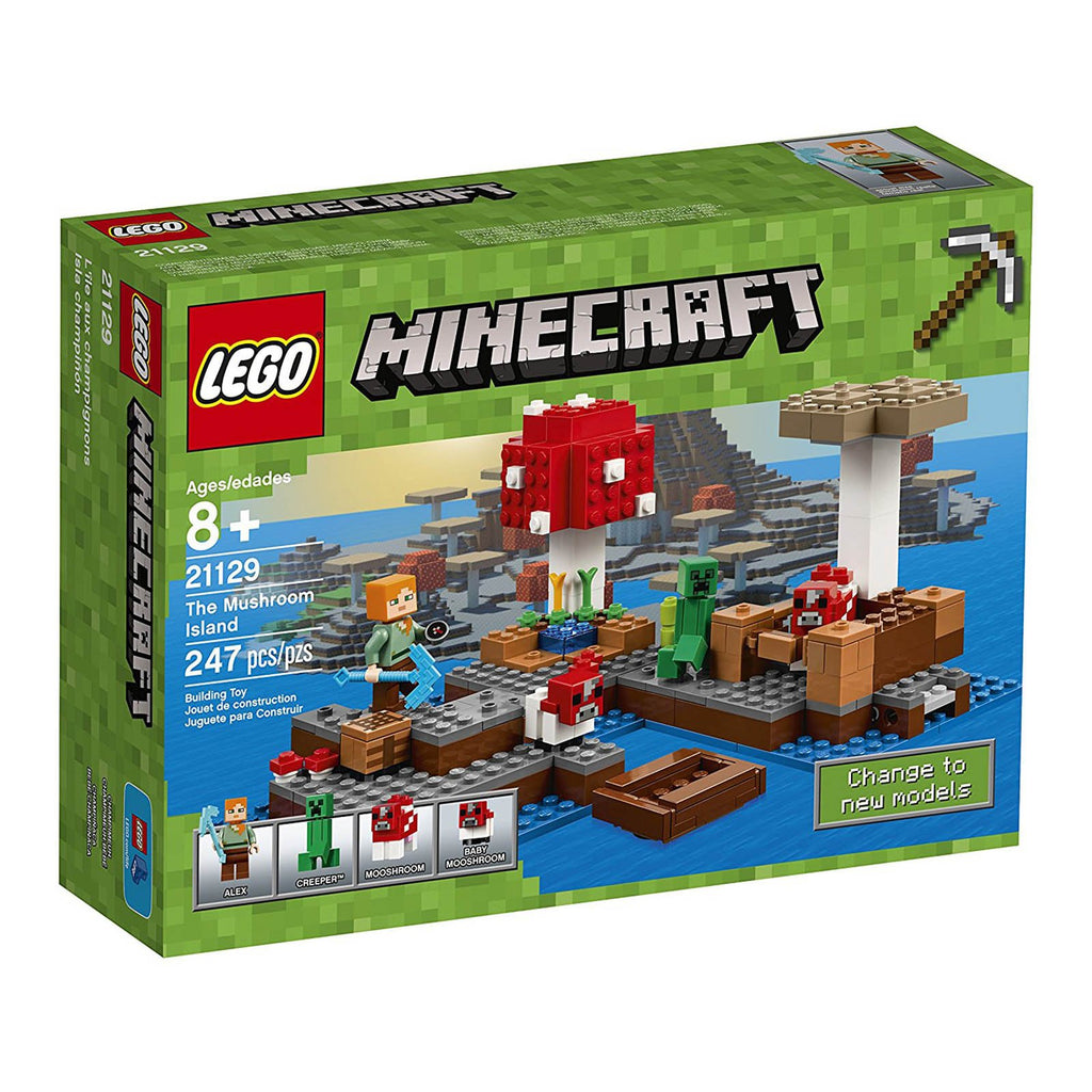 LEGO® Minecraft The Mushroom Island Building Set 21129 - Radar Toys