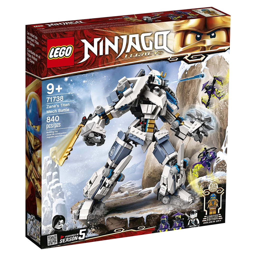 LEGO® Ninjago Legacy Zane's Titan Mech Battle Building Set 71738 - Radar Toys