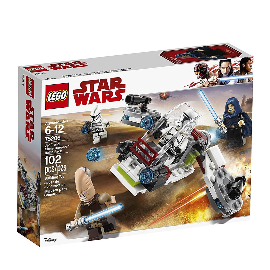 LEGO® Star Wars Jedi And Clone Troopers Battle Pack Building Set 75206 - Radar Toys