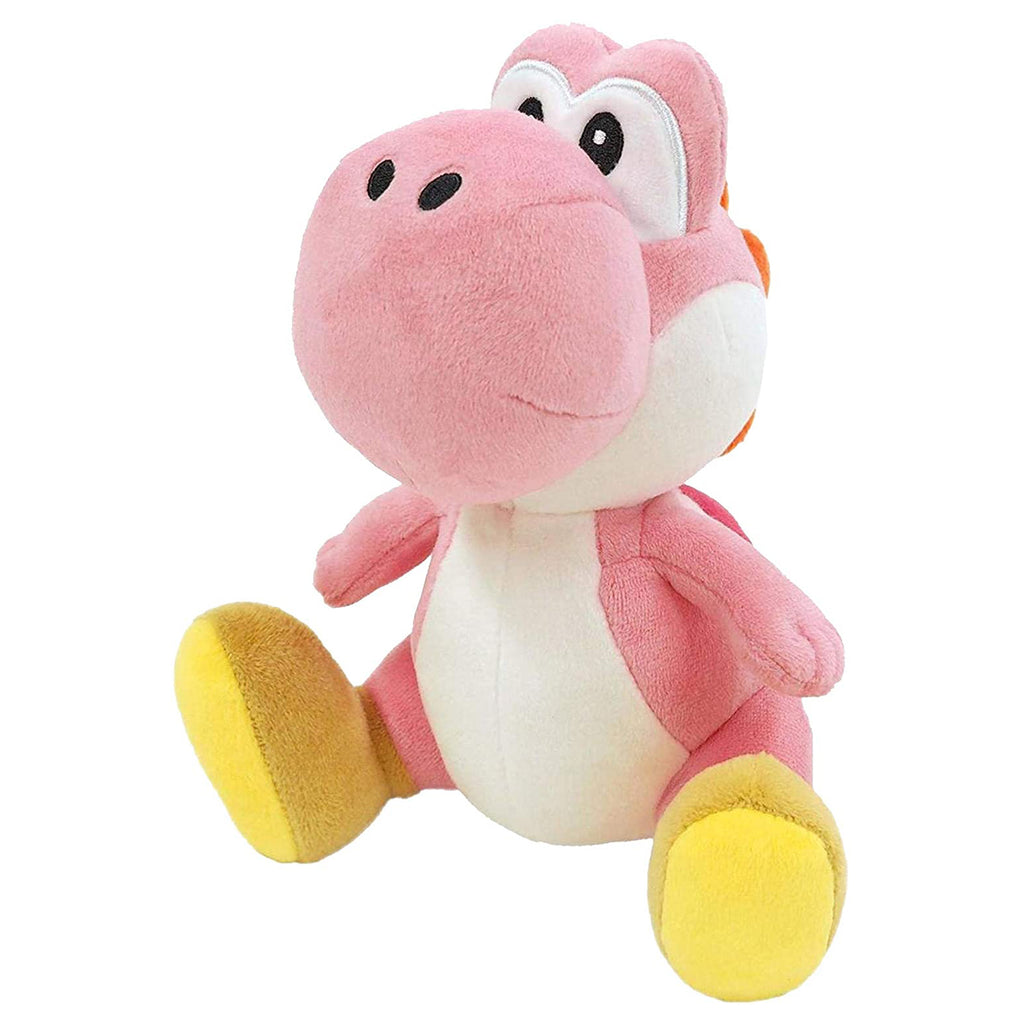 Little Buddy Super Mario Pink Yoshi 8 Inch Plush Figure - Radar Toys