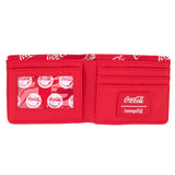 Loungefly Coca Cola Logo All Over Print Bifold Wallet - Radar Toys