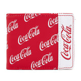Loungefly Coca Cola Logo All Over Print Bifold Wallet - Radar Toys
