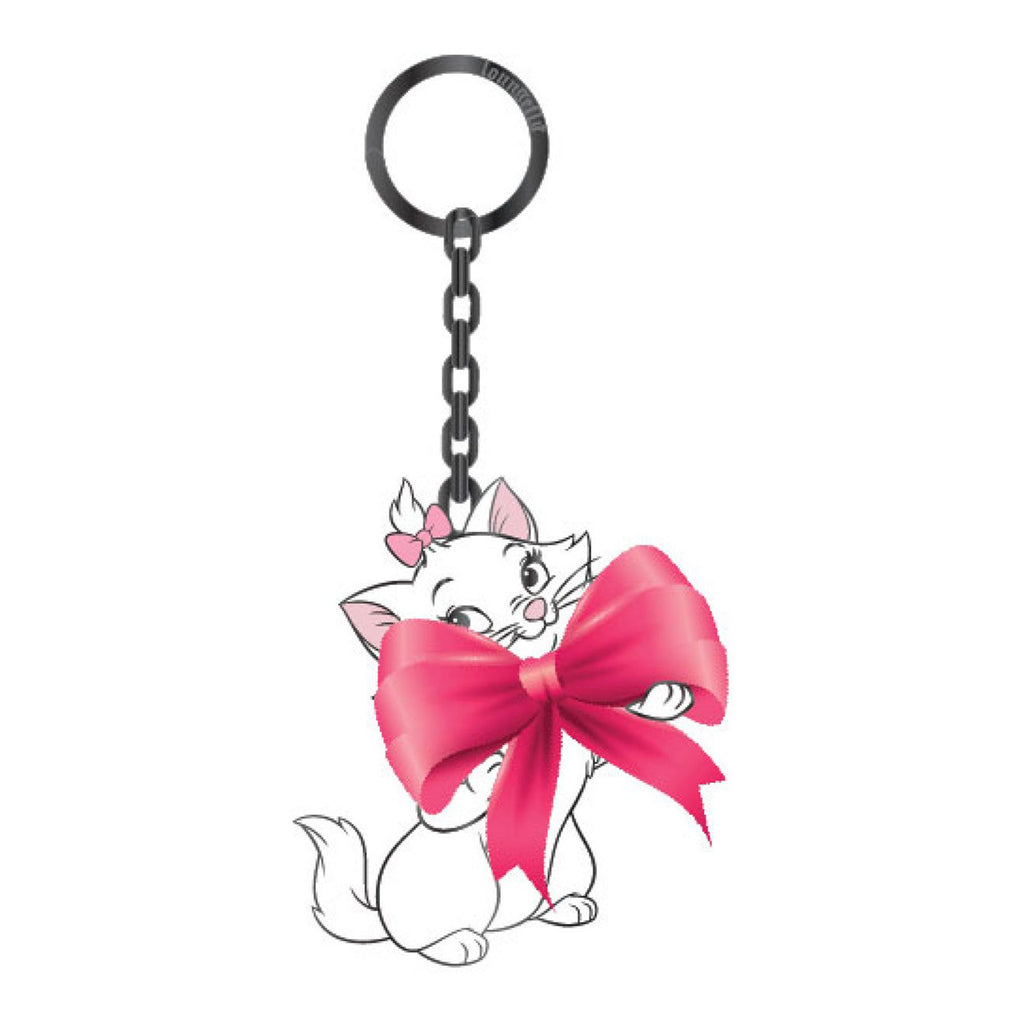 Loungefly Disney Aristocats Marie Bow 2.5 Inch Enamel Keychain