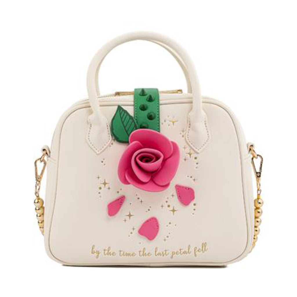 Loungefly Disney Beauty And The Beast Rose Crossbody Bag Purse