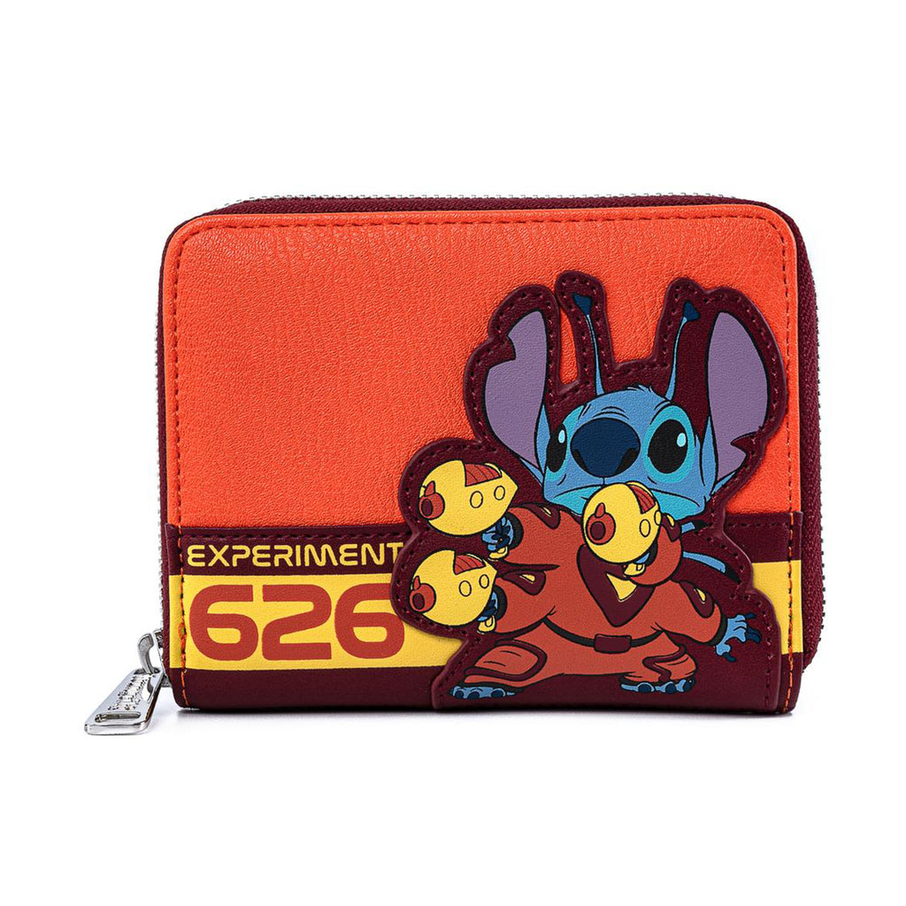Loungefly Disney Lilo & Stitch Experiments 626 Zip Around Wallet