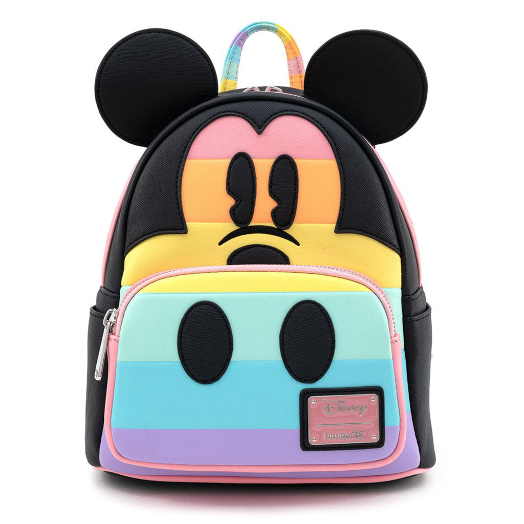 Loungefly Disney Mickey Mouse Pastel Rainbow Mini Backpack