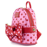 Loungefly Disney Minnie Mouse Dots With Bow Purse Mini Backpack - Radar Toys
