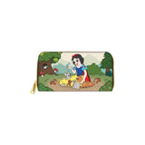 Loungefly Disney Snow White And The Seven Dwarfs Multi Scene Zip Around Wallet - Radar Toys