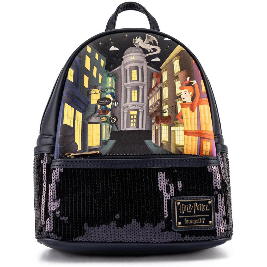 Loungefly Harry Potter Diagon Alley Sequin Mini Backpack - Radar Toys