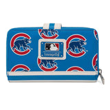Loungefly MLB Chicago Cubs Logo Zip Around Wallet - Radar Toys