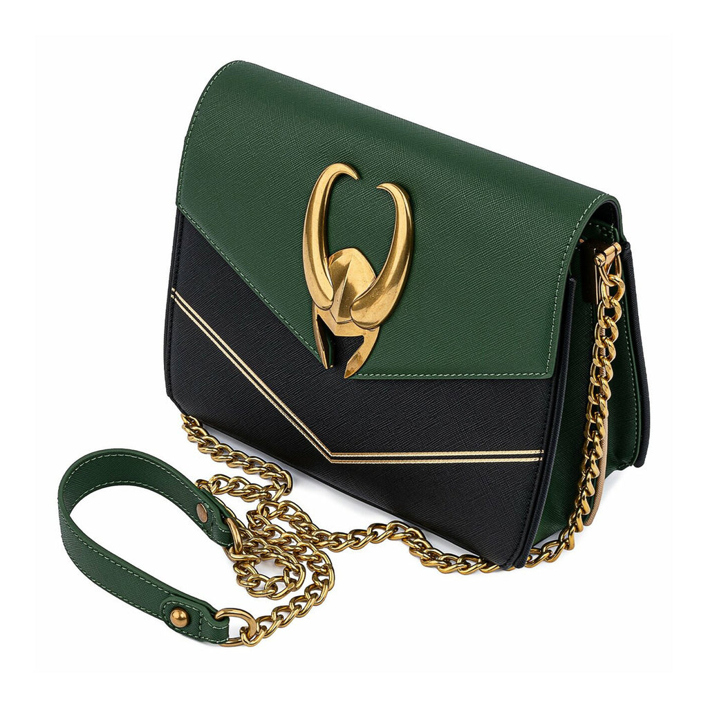 Loungefly Marvel Loki Hardware Crossbody Bag Purse