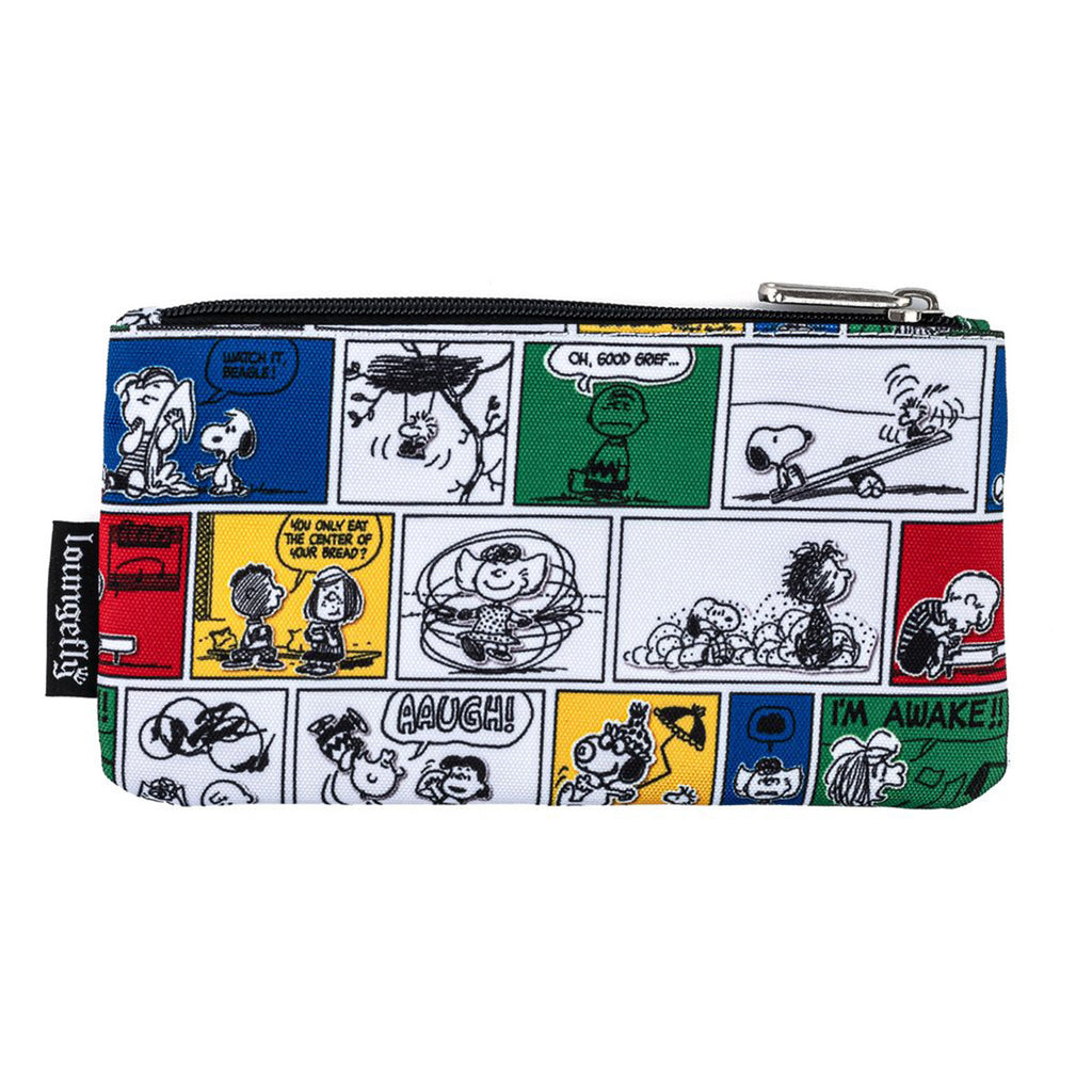 Loungefly Peanuts Comic Strip Nylon Pouch
