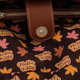 Loungefly Sanrio Hello Kitty Pumpkin Spice Latte Wave Crossbody Bag Purse - Radar Toys