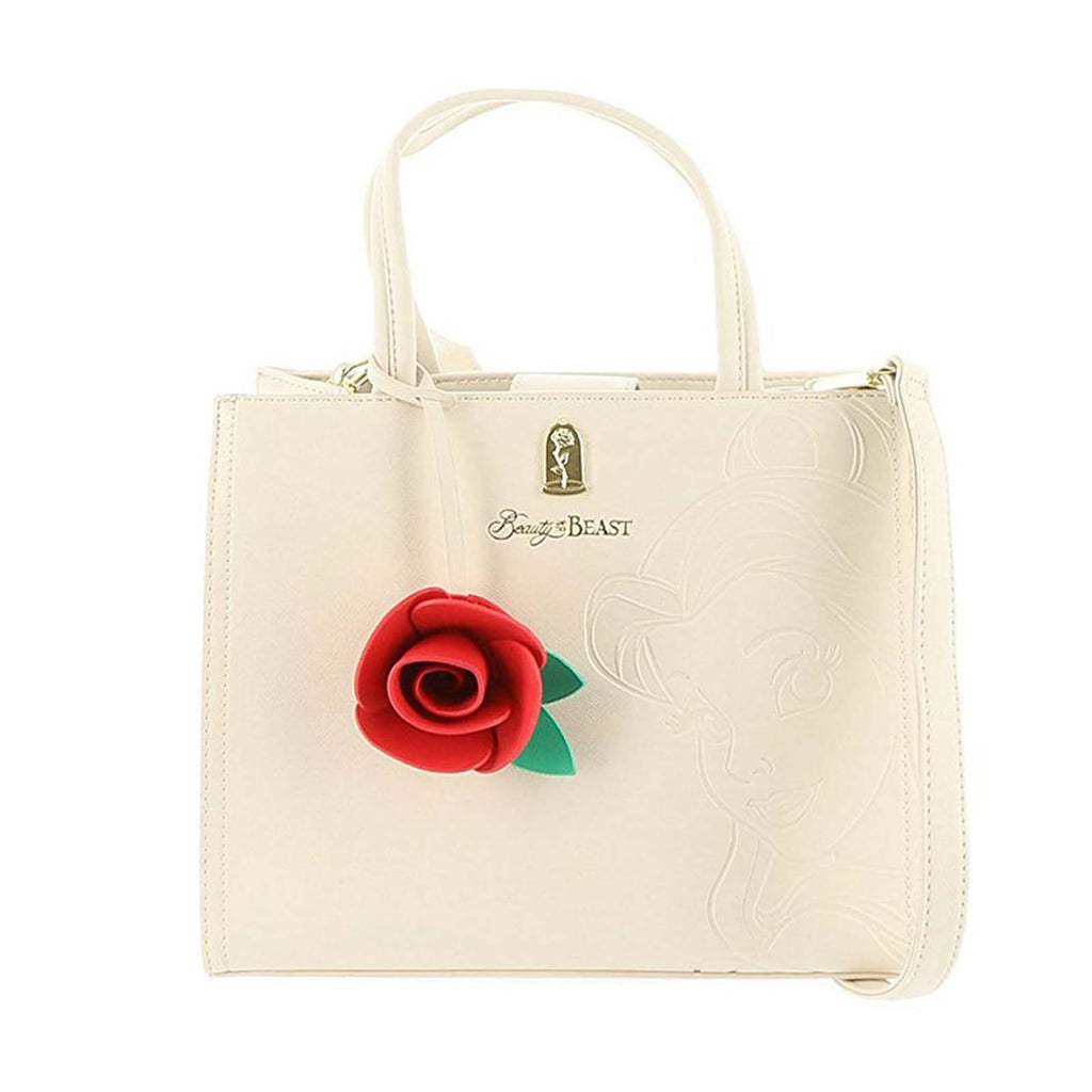 Loungefly Beauty And The Beast Embossed Charm Bag Purse