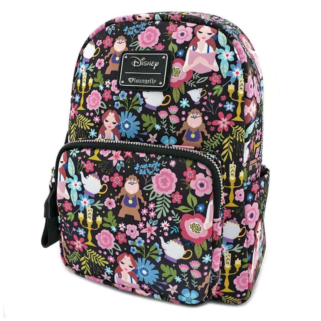 Loungefly Disney Beauty And The Beast Belle Floral Mini Backpack