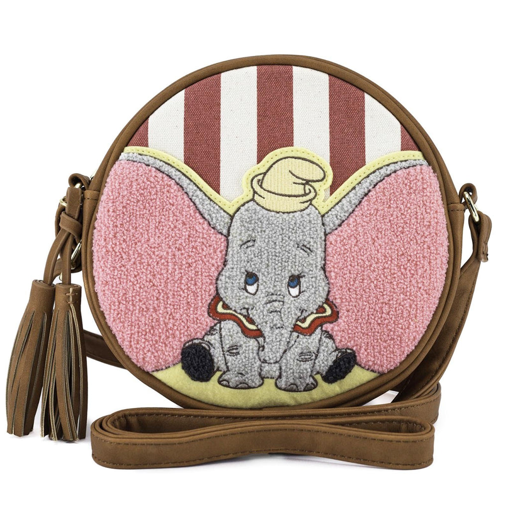 Loungefly Disney Dumbo Stripes Crossbody Bag Purse