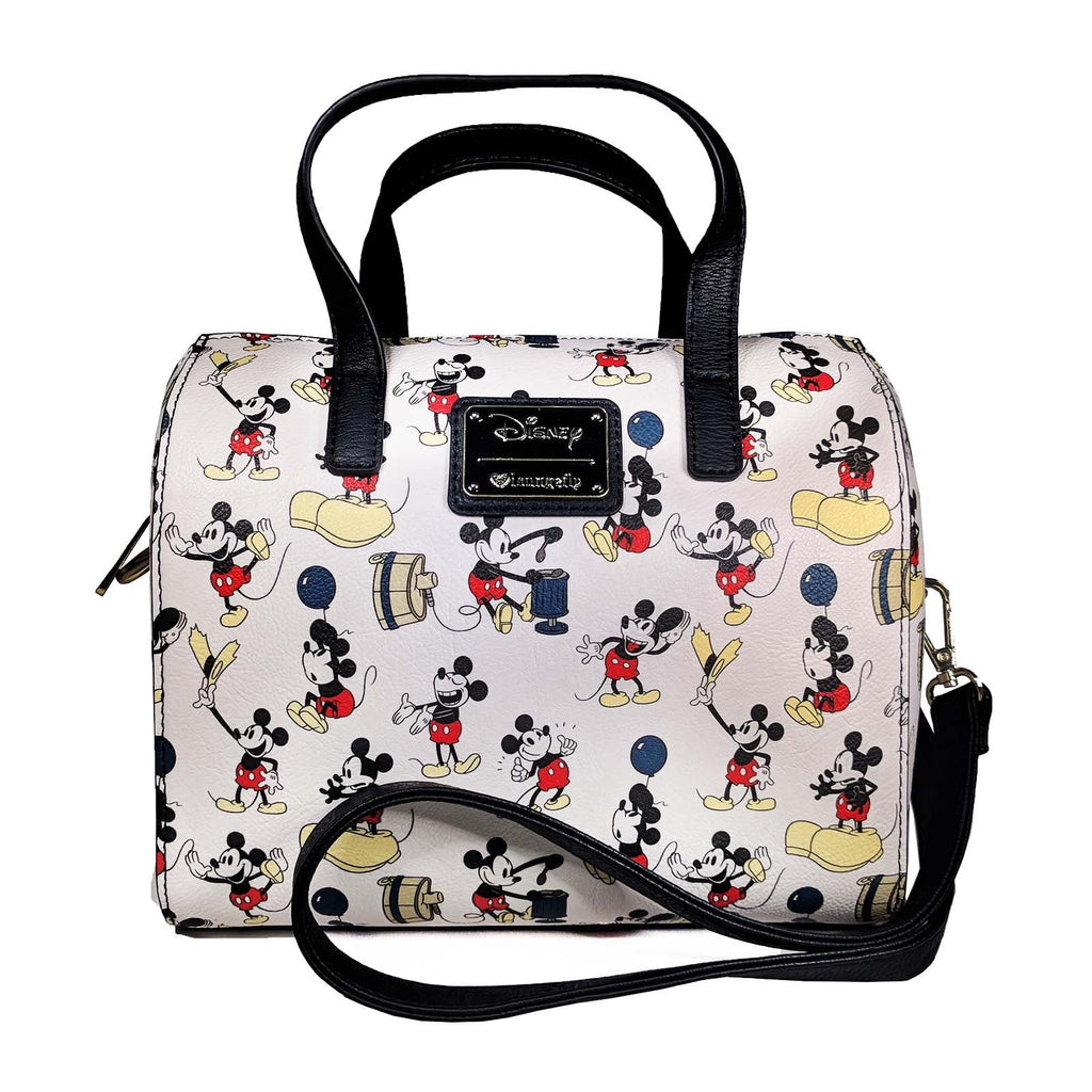 Loungefly Disney Mickey Mouse All Over Print Duffle Purse