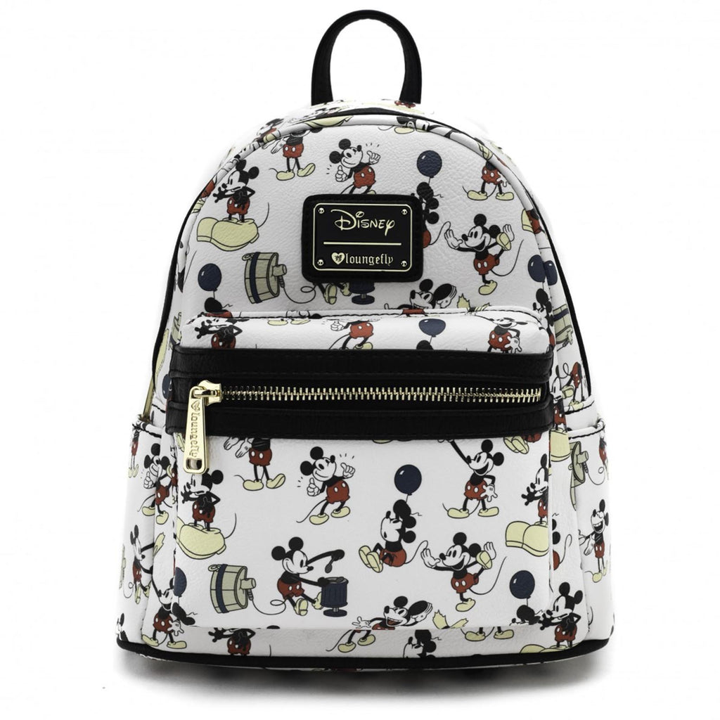 Loungefly Disney Mickey Mouse Balloon All Over Print Mini Backpack
