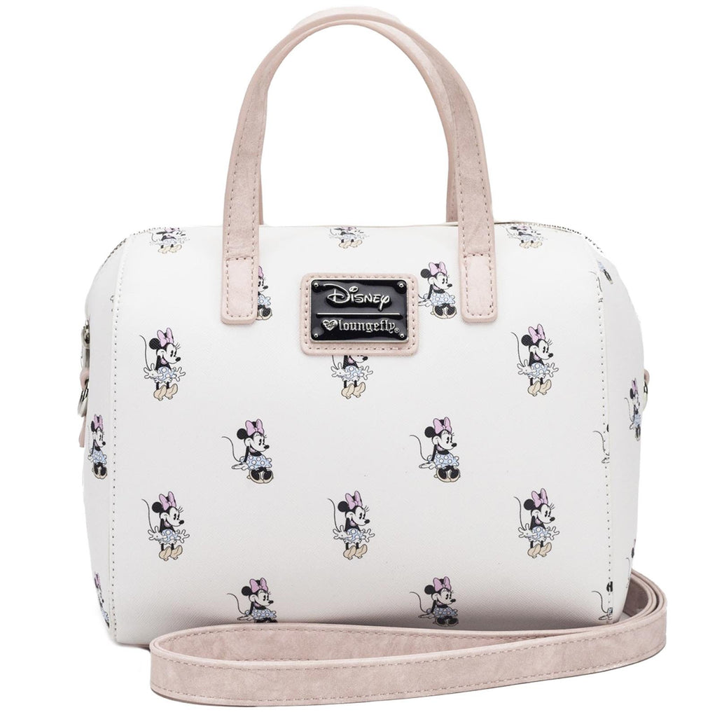 Loungefly Disney Minnie Mouse Cream Duffel Bag Purse