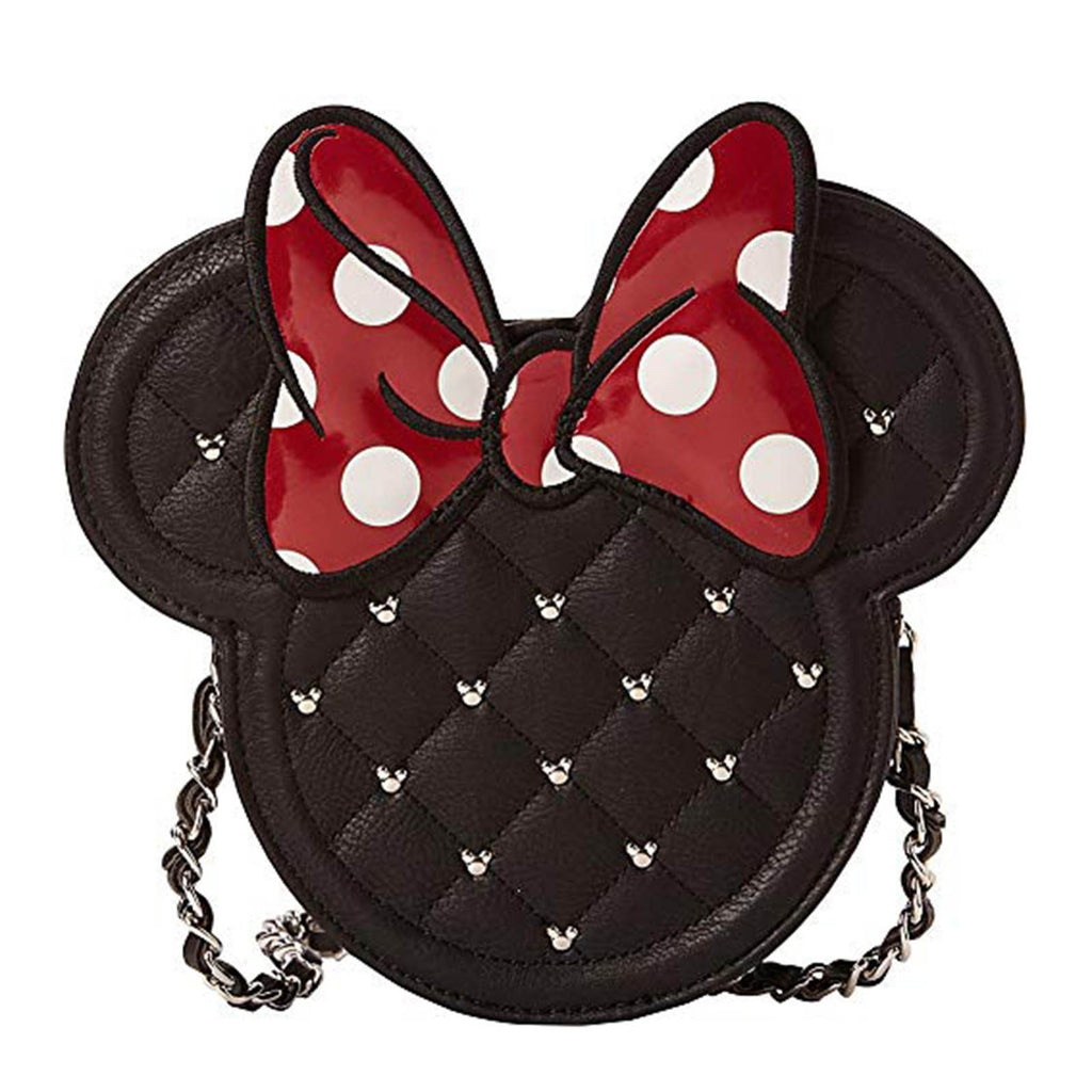 Loungefly Disney Minnie Mouse Quilted Bow Crossbody Bag