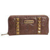 Loungefly Skull Brown Pyramids Zip Around Wallet - Radar Toys