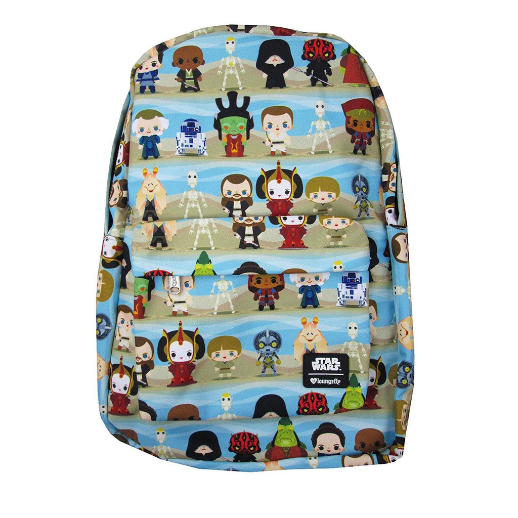 Loungefly Star Wars Phantom Menace Chibi Character Backpack
