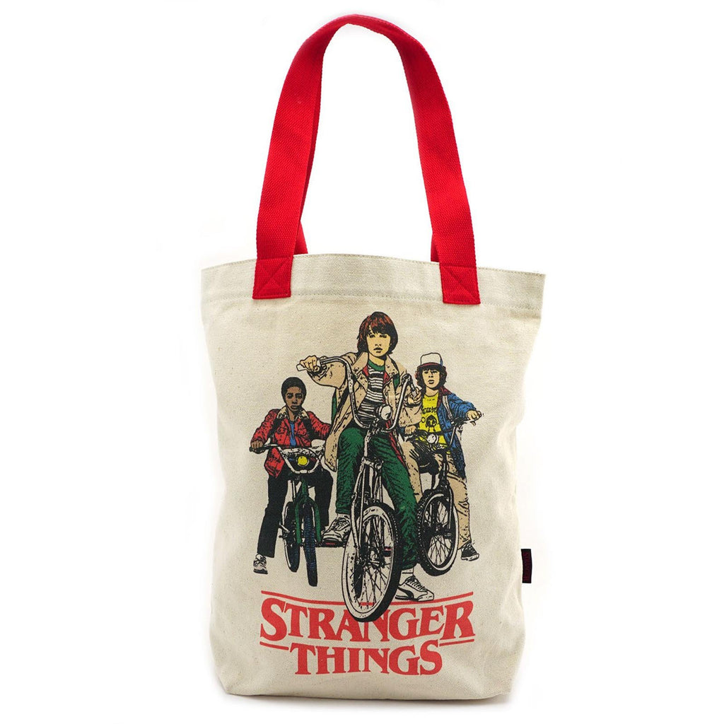 Loungefly Stranger Bikes Canvas Tote Bag