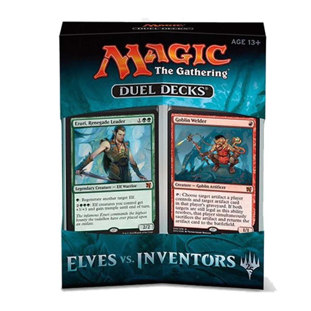 Magic The Gathering Duel Decks Elves Vs Inventors Trading Card Game - Radar Toys