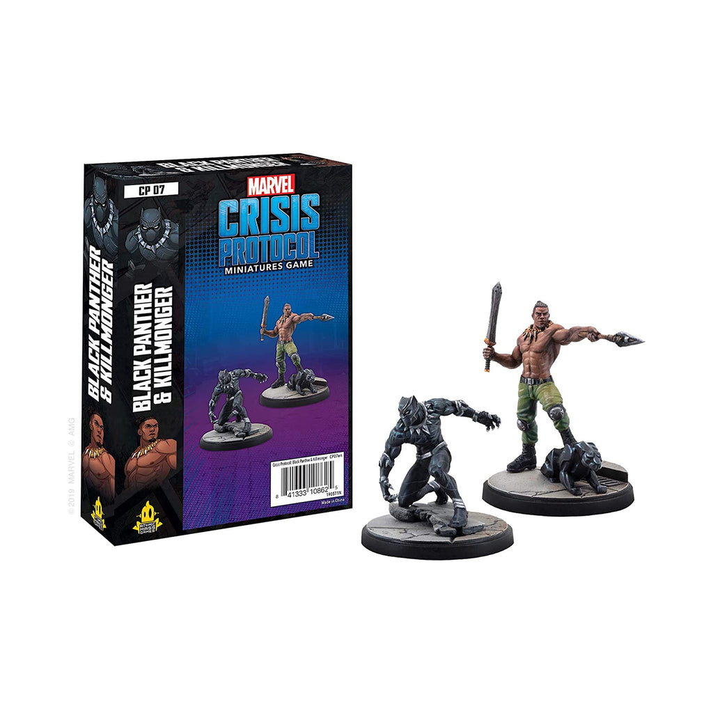 Marvel Crisis Protocol Black Panther and Killmonger Character Pack