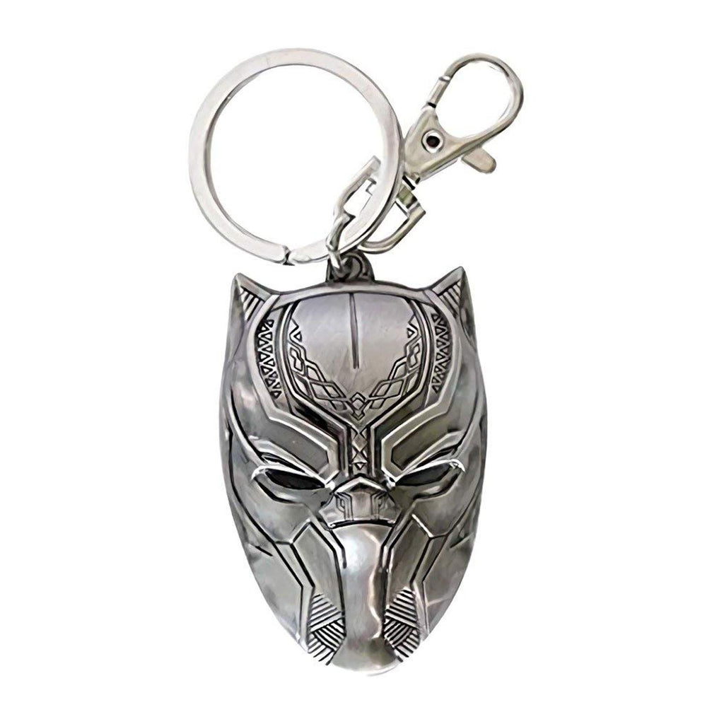 Marvel Avengers Black Panther Mask Metal Keychain