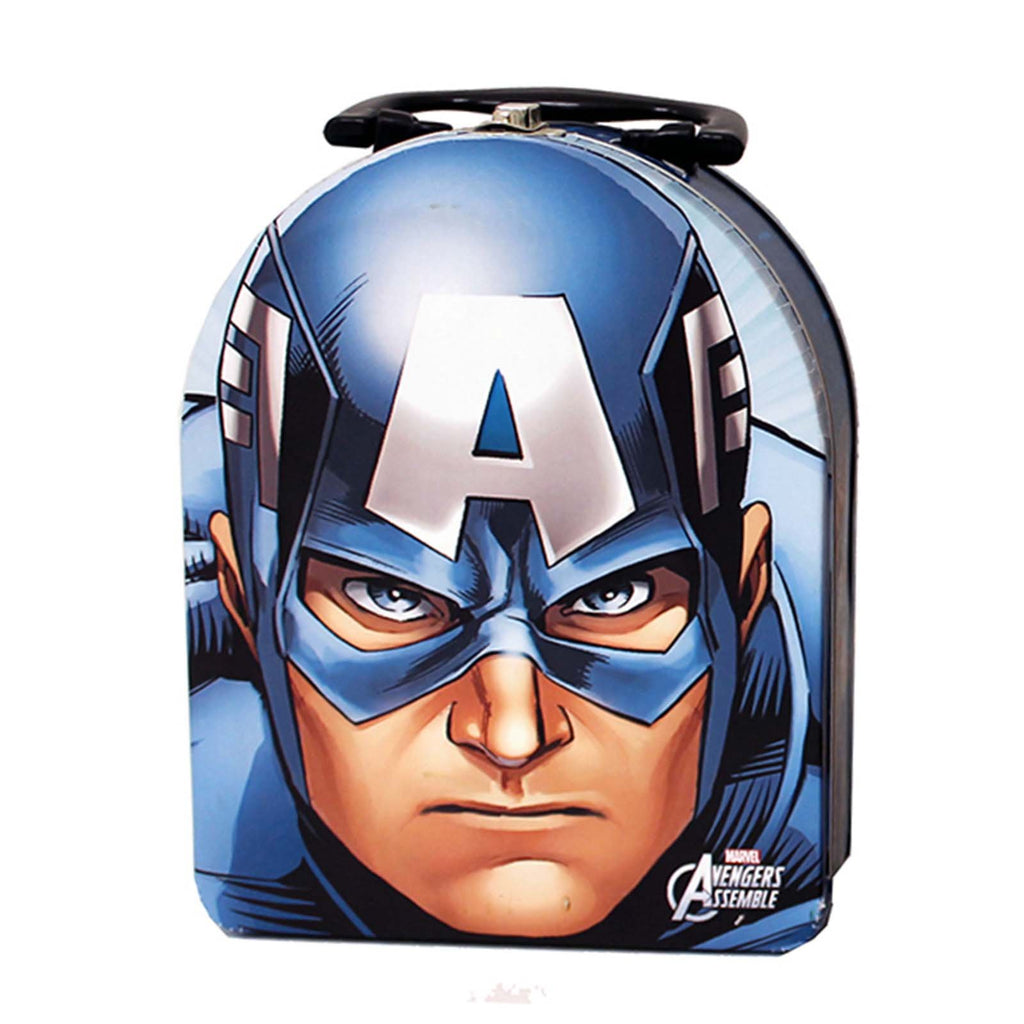 Marvel Avengers Captain America Shape Metal Tin Box