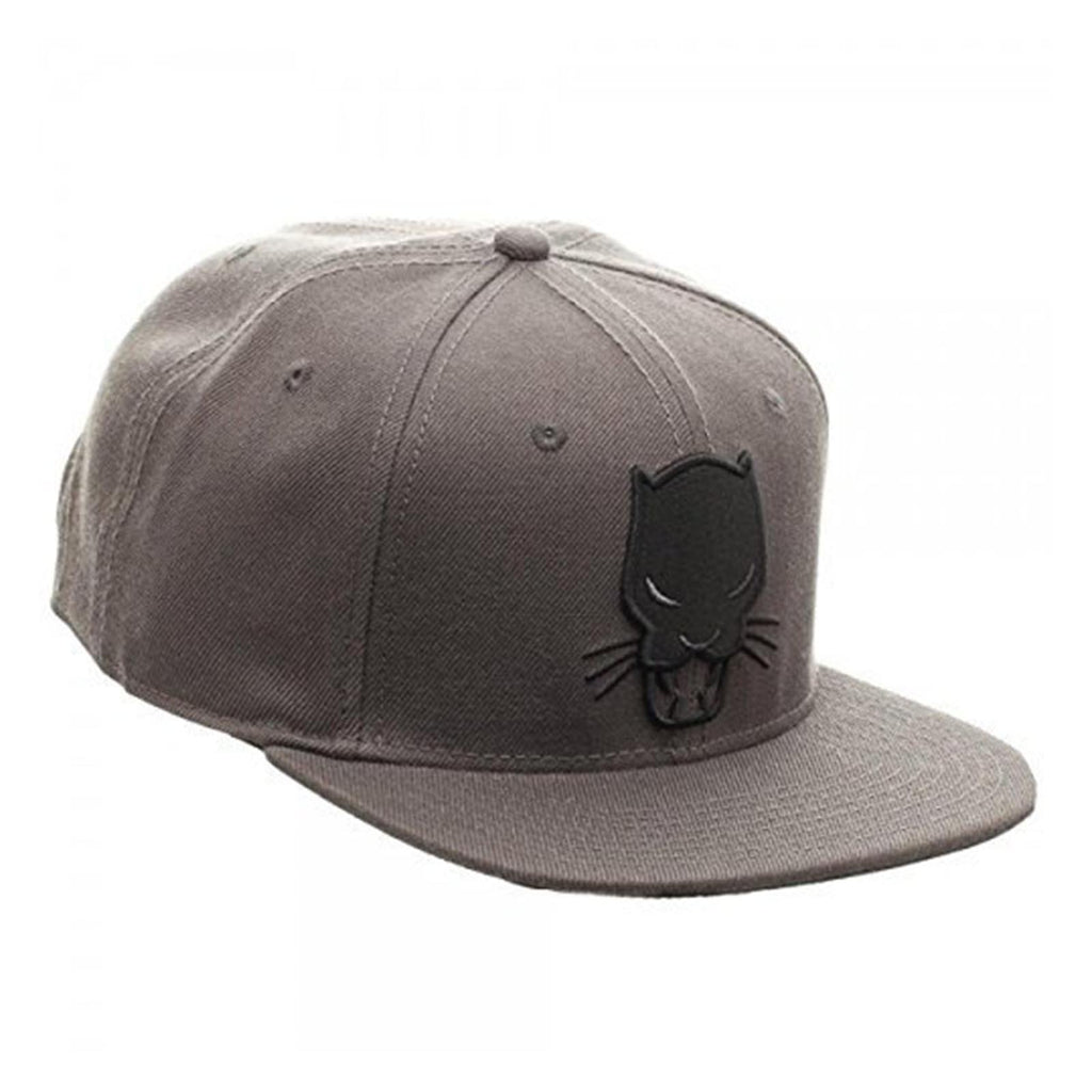 Marvel Black Panther Black Logo Snapback Hat