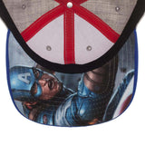Marvel Captain America Emblem Curved Adjustable Snapback Hat - Radar Toys