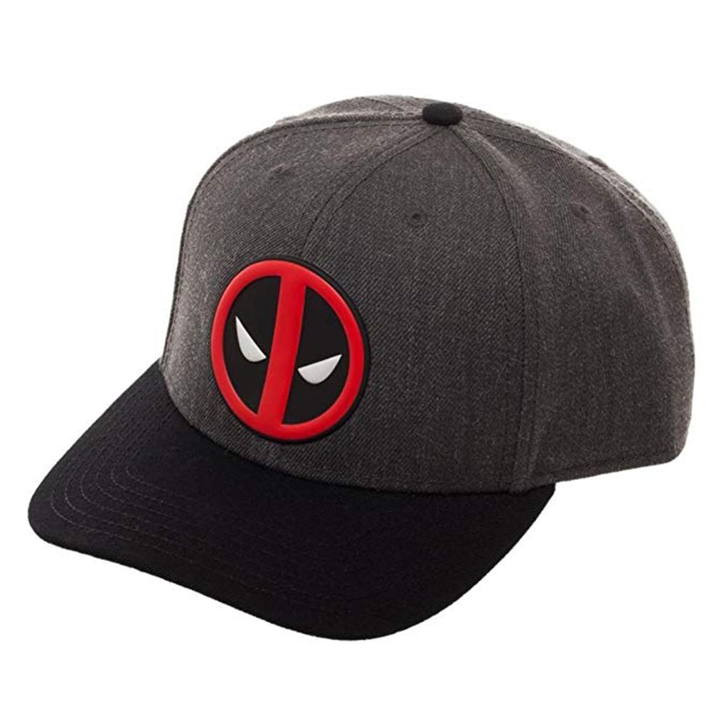Marvel Deadpool Embossed Logo Adjustable Curved Hat