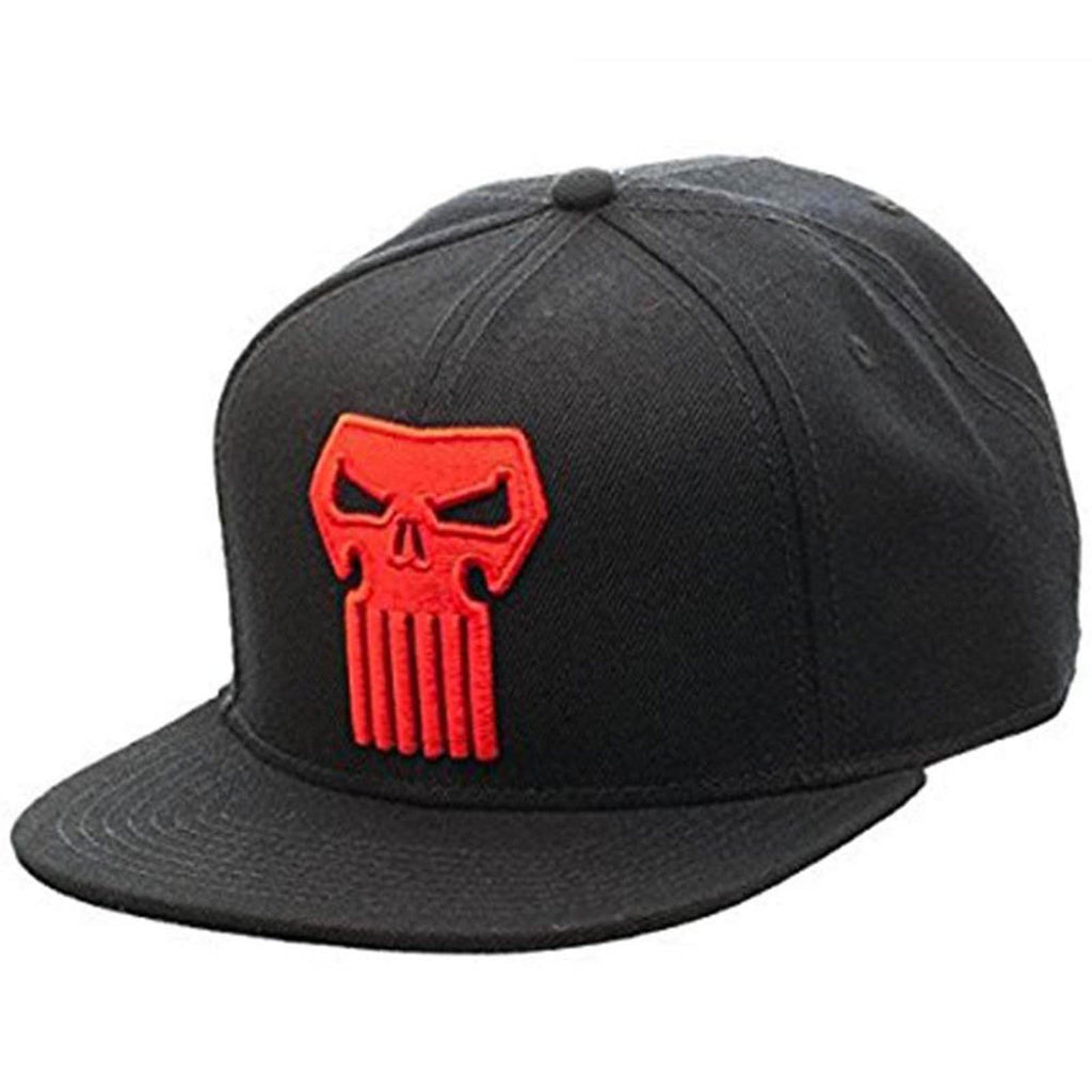 Marvel Punisher Red Logo Snapback Hat