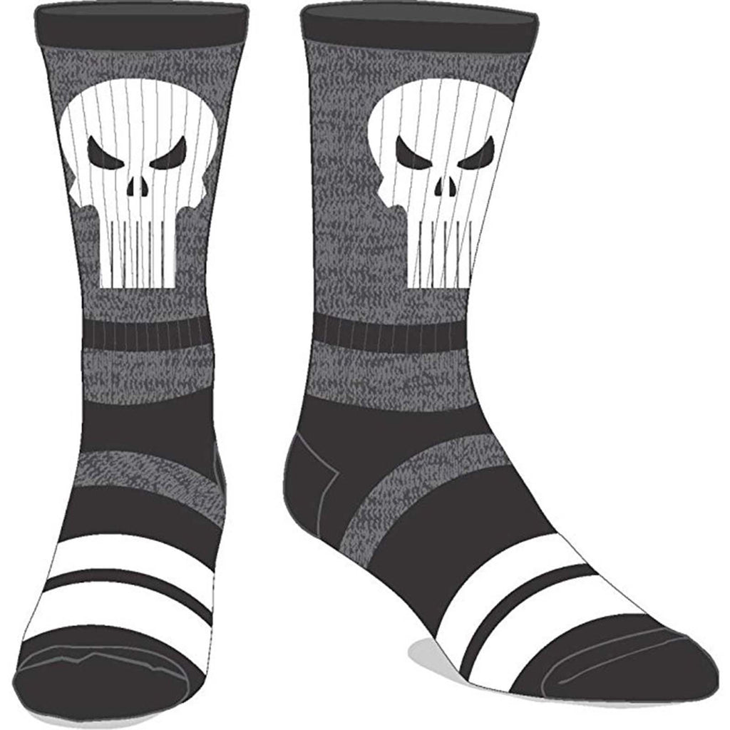 Marvel Punisher Varsity 1 Pair Of Crew Socks
