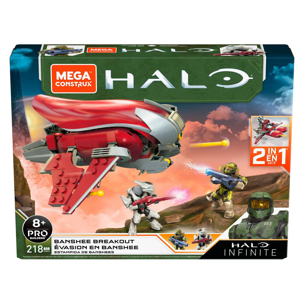 Mega Construx Halo Infinite Banshee Breakout Building Set - Radar Toys