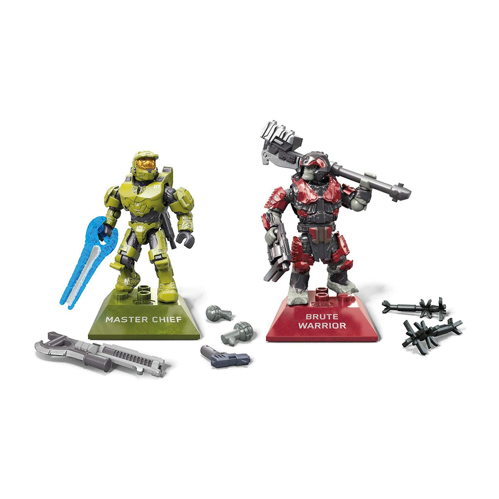 Mega Construx Halo Infinite Master Chief Versus Brute Warrior Conflict Pack - Radar Toys
