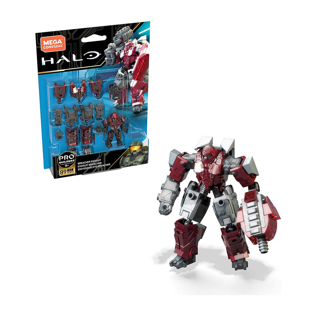 Mega Construx Halo Pro Builders Breacher Exosuit Figure Set - Radar Toys
