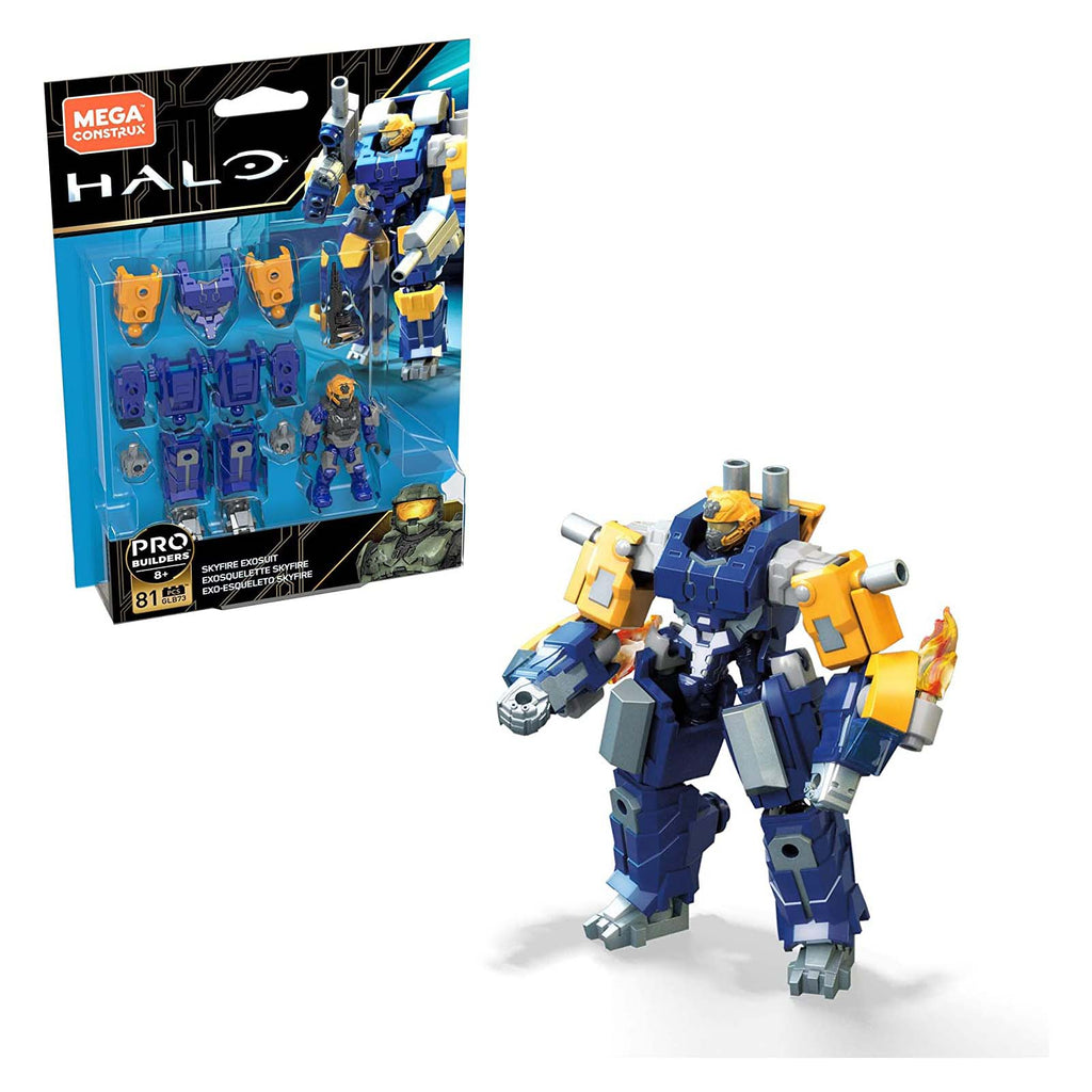 Mega Construx Halo Pro Builders Skyfire Exosuit Figure Set - Radar Toys