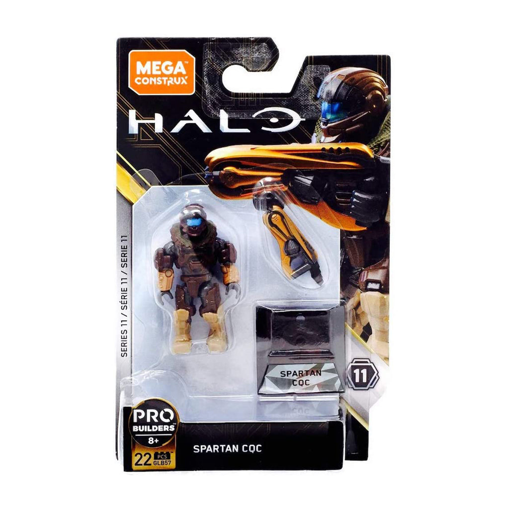 Mega Construx Halo Pro Builders Spartan CQC Figure Set - Radar Toys