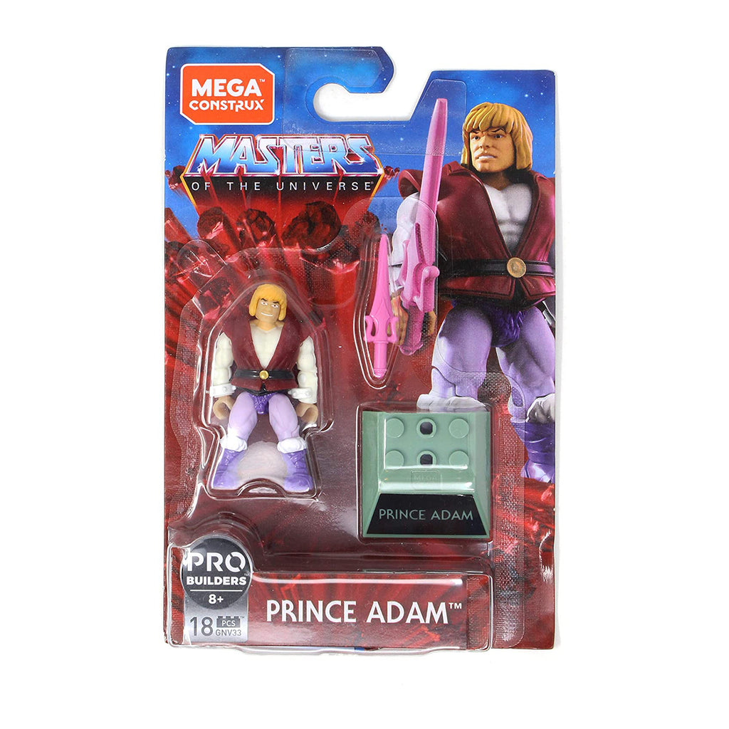Mega Construx Masters Of The Universe Builders Prince Adam Figure Set - Radar Toys