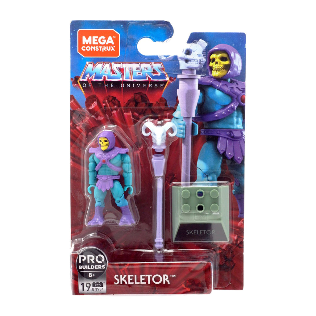 Mega Construx Masters Of The Universe Builders Skeletor Figure Set - Radar Toys