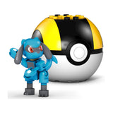 Mega Construx Pokemon Riolu Poke Ball Building Set - Radar Toys