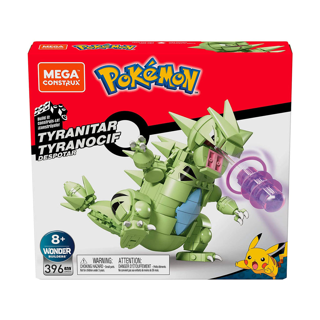 Mega Construx Pokemon Tyranitar Building Set - Radar Toys