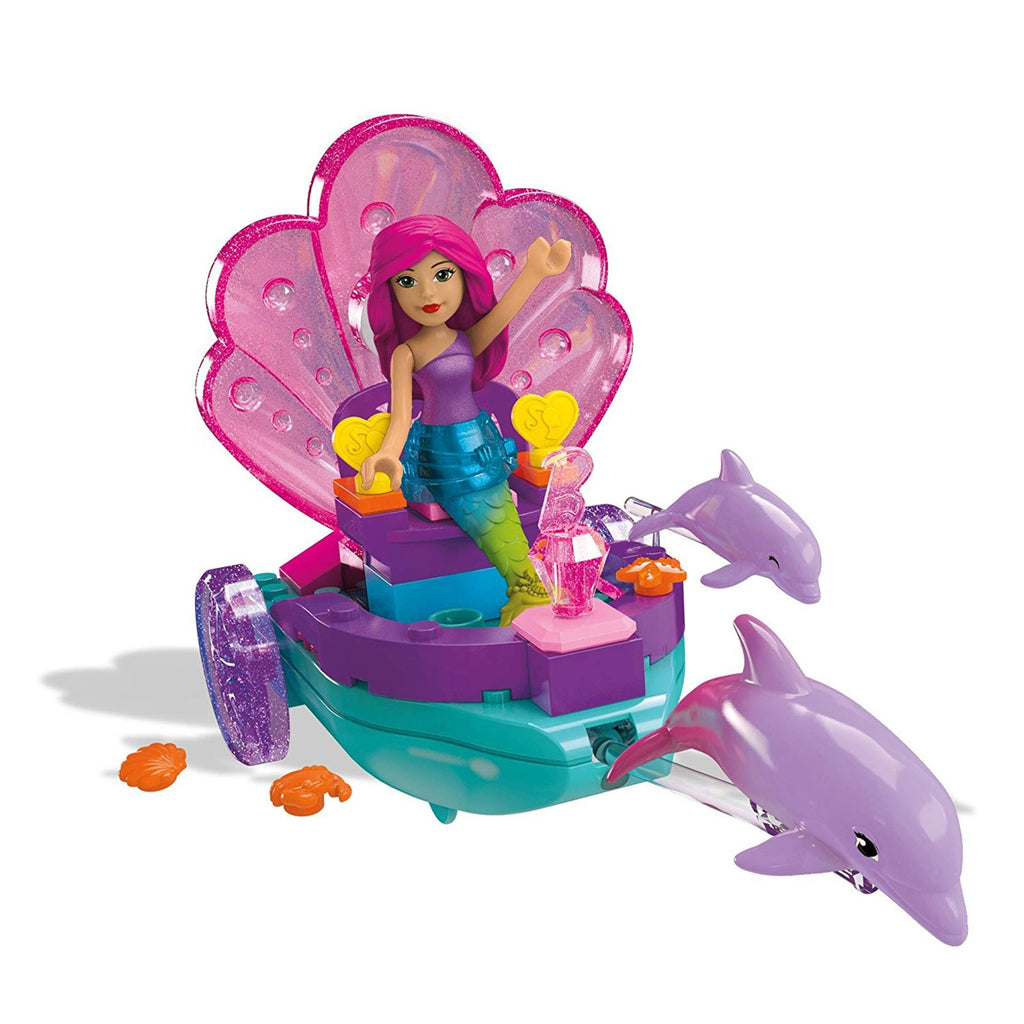 Mega Construx Barbie Dreamtopia Mermaid Carriage Building Set - Radar Toys